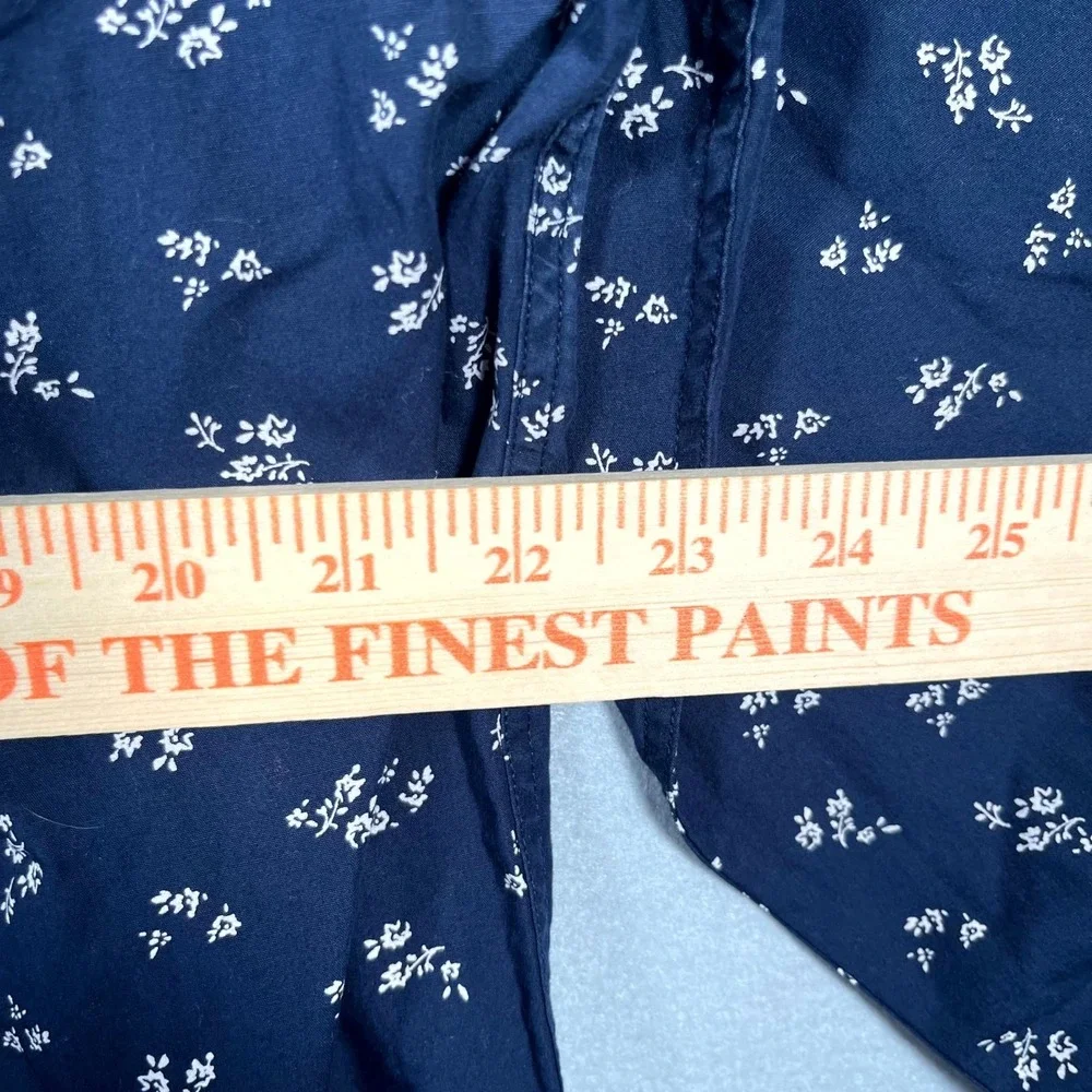 American Eagle Outfitters Shirt Mens XL Blue Floral Seriously‎ Soft Classic Fit